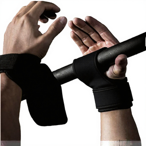 Sangles de levage en cuir lisse résistantes aux déchirures avec poignée en éponge de 22 mm, housse de protection pour équipement de fitness - Product Image 3