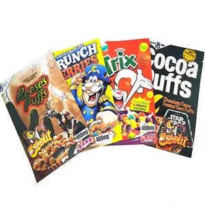 Infundio Trix Chips Edibles Embalajes Bolsas Crujidos Bayas Reese Cocoa Puffs Cereal Arroz Krispies Fruitaria Lucky Bags Bag