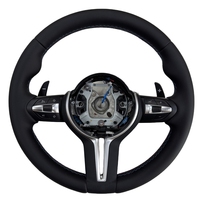 Volant sport en cuir véritable pour BMW E46 Série 3 1998-2005, 3 branches, 40 mm, remplacement OEM