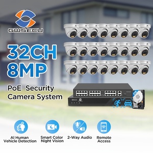 Gwsecu 8MP 32 Kênh NVR CCTV Hệ Thống Camera 4K AI SMD Spotlight Đầy Đủ Màu Sắc Tầm Nhìn Ban Đêm 2-Cách Âm Thanh Nhà Kinh Doanh An Ninh - Product Image 6