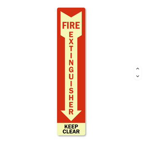 Señalización de Alta Calidad para Extintores de Incendios que Brilla en la Oscuridad para una Mayor Seguridad - Product Image 6