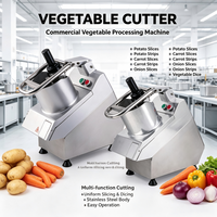 Machine à couper les légumes commerciale, équipement de découpe électrique à faible bruit pour les hôtels, la restauration et les magasins d'alimentation