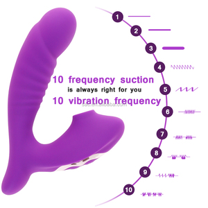 SacKnove Stimolatore Clitorideo e del Punto G per Adulti, Vibratore Succhiante a 10 Velocità in Silicone per Donne - Product Image 4