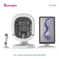 Analyseur de peau professionnel certifié CE 36MP, machine d'analyse de la peau du visage par IA, équipement d'imagerie multi-spectrale