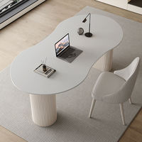 Haut classement bureau en bois ensemble de meubles de bureau à domicile en mélamine de luxe avec chaise