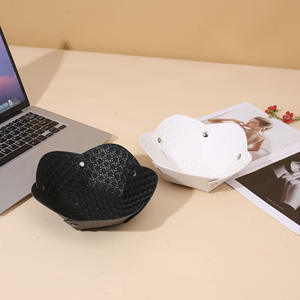 Plateau de rangement pliable de style nordique, carré, en cuir PU, organisateur de bureau, porte-clés, support d'entrée, type 0,07 kg - Product Image 2