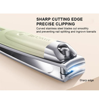 Kit professionnel de coupe-ongles 3 pièces, coupe-ongles portables pour les pieds, coupe-ongles en acier inoxydable, ensemble d'outils de soin des ongles pour hommes et femmes
