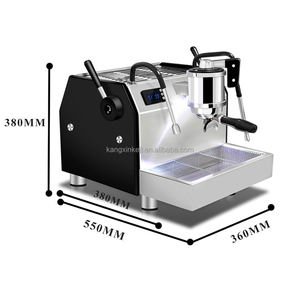 Cervecera comercial <span class=keywords><strong>italiana</strong></span> de 4200Ml, fabricante de catering semiautomático con 2 Calderas de <span class=keywords><strong>cobre</strong></span>, máquina de café inteligente para cafetería - Product Image 4