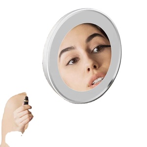 Dönme dönen tuvalet masası aydınlatma 10X büyüteçli ayna makyaj ışık LED büyüteç Vanity lamba 360 derece - Product Image 3