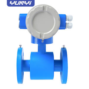 Yunyi elektromagnetische flowmeter, hoge precisie digitale waterflowmeter voor vloeibare industriële chemische afvalwater - Product Image 4