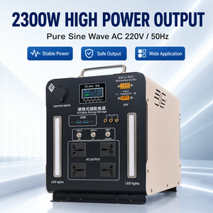 Generador Solar Portátil SOLAN de 2300W 150Ah LiFePO4 con Puerto de Encendedor de Cigarrillos de 220V AC DC24V y Luz LED para Acampar en Autocaravanas - Product Image 6
