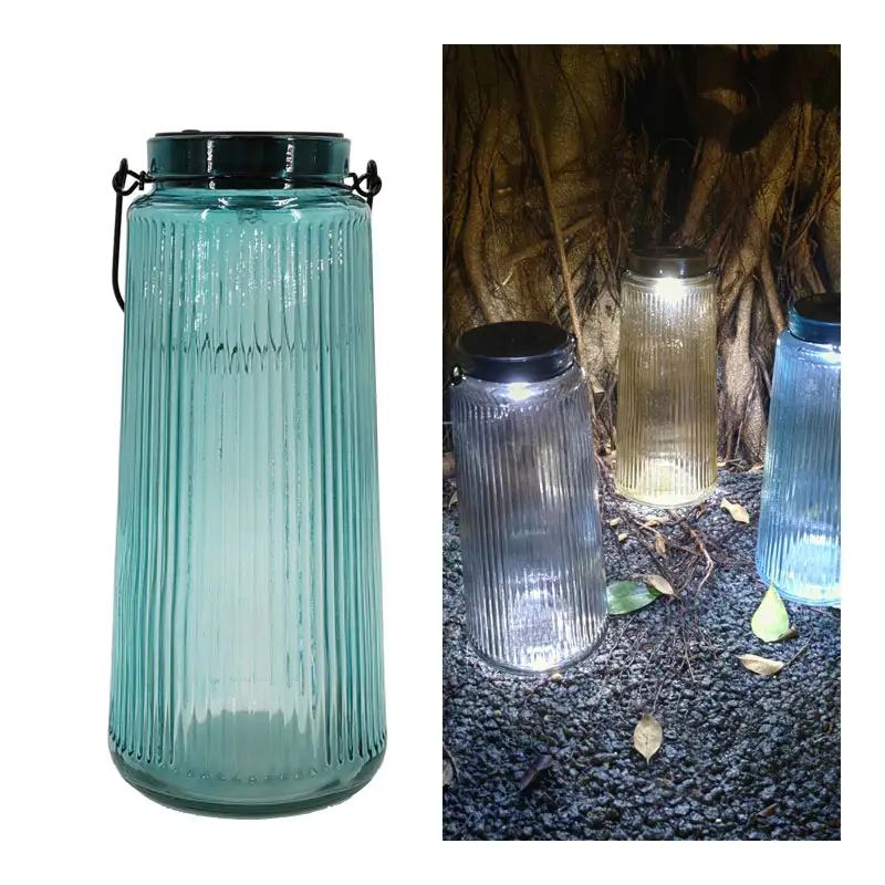 Großhandel wasserdicht Led Jar Outdoor Fairy Laterne hängen Glas Mason Light Garland Lampe Solar Laterne Lichter