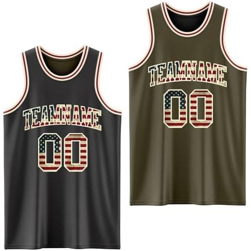 Army Green-cream Maroon