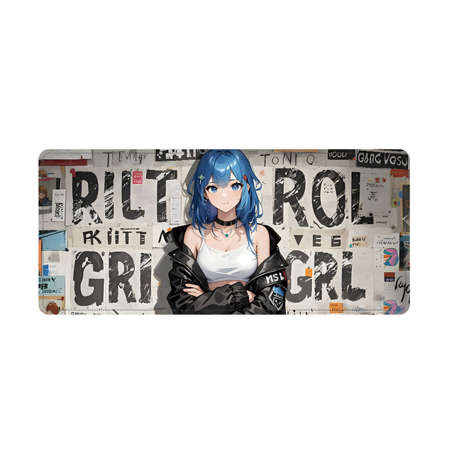 Anime Otaku Custom Large Mouse Pad Cool Gaming Style New Design for Europe US Office Laptop PC Desk Mat