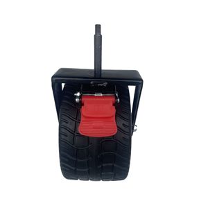Carrito de Camping con Ruedas de Goma de 7 Pulgadas y Frenos de Rodillo Ajustables para Uso en Exteriores - Product Image 3
