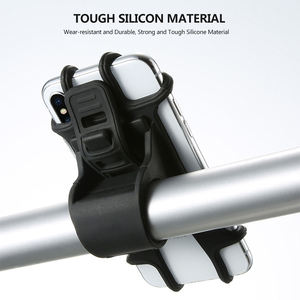 Manillar universal para motocicleta y bicicleta con soporte ajustable de silicona para teléfono, de instalación rápida, para navegación en carretera - Product Image 3