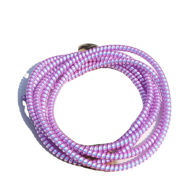 Spiral USB Charger Cable Cord Protector Data Charging Line Wrap Earphone Cable Winder Cute Cable Charging Protector