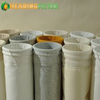 100% sacs filtrants en PTFE 750gsm, réglage de la chaleur, sacs collecteur de poussière en feutre résistant à l'abrasion