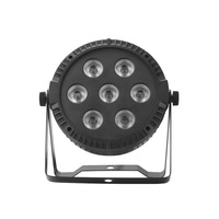 Luz LED PAR 7x4W con Efecto Arcoíris RGBW 4 en 1, Adecuada para Escenarios, Discotecas, DJ, Bodas y Otras Ocasiones, Iluminación PAR