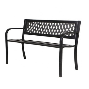 Leisure Modern Outdoor <b>Metal</b>/Steel Double Seat for Garden Gym-Weatherproof Stylish Entrances Exteriors School Hotel - Product Image 3