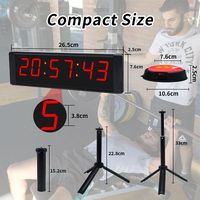 Timer Digital YZ Pengontrol Tombol Tekan, Jam Hitung Mundur Serbaguna, Stopwatch Elektronik untuk Gym dan Kebugaran, Produk Terlaris yang Dikembangkan Sendiri