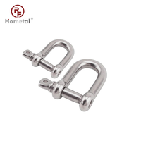 Émerillon de sécurité en acier inoxydable 304 de type européen robuste en forme d'arc pour connexion de chaîne, matériel de levage industriel