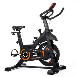 Home fitness Comfortable mute belt drive Spin Bike Aerobic Spinning-bike with Calorie display