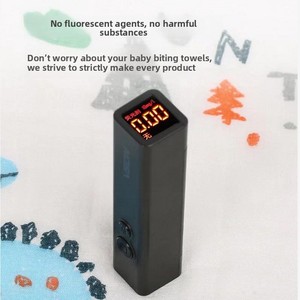 Bavaglini per Neonati in Mussola a 6 Strati di Puro Cotone, Ecologici, con Motivi Cartoon, Fascia Ventrale e Bottone Rotante a 360 Gradi - Product Image 2