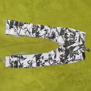 Venta al por mayor árbol <span class=keywords><strong>de</strong></span> impresión <span class=keywords><strong>de</strong></span> camuflaje Jeans Hombres Streetwear Slim Fit Cargo Skinny Denim Pants Custom Designer Jeans - Product Image 1