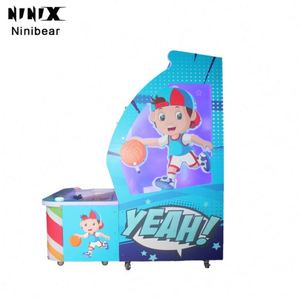 Máquina de Baloncesto Electrónica para Niños, Máquina de Juego Interactiva para Dos Jugadores que Funciona con Monedas - Product Image 2