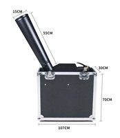 Grand modèle de souffleur de papier coloré CO2 à haute pulvérisation canon à confettis blaster lanceur machine à confettis
