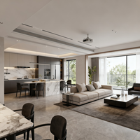 Conception et construction de villas de luxe modernes, service de conception personnalisée de maisons à 5 chambres avec piscine