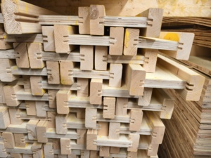 Poutre en bois H20 - Poutre en I en bois pour coffrage en béton et support de <span class=keywords><strong>dalle</strong></span> - Fabricant léger et haute résistance - Product Image 3
