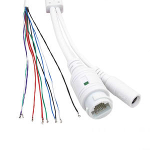 Cable de cola impermeable de red de cámara de vigilancia de 9 núcleos, cable impermeable de red de vigilancia RJ45 DC con tapa impermeable - Product Image 4