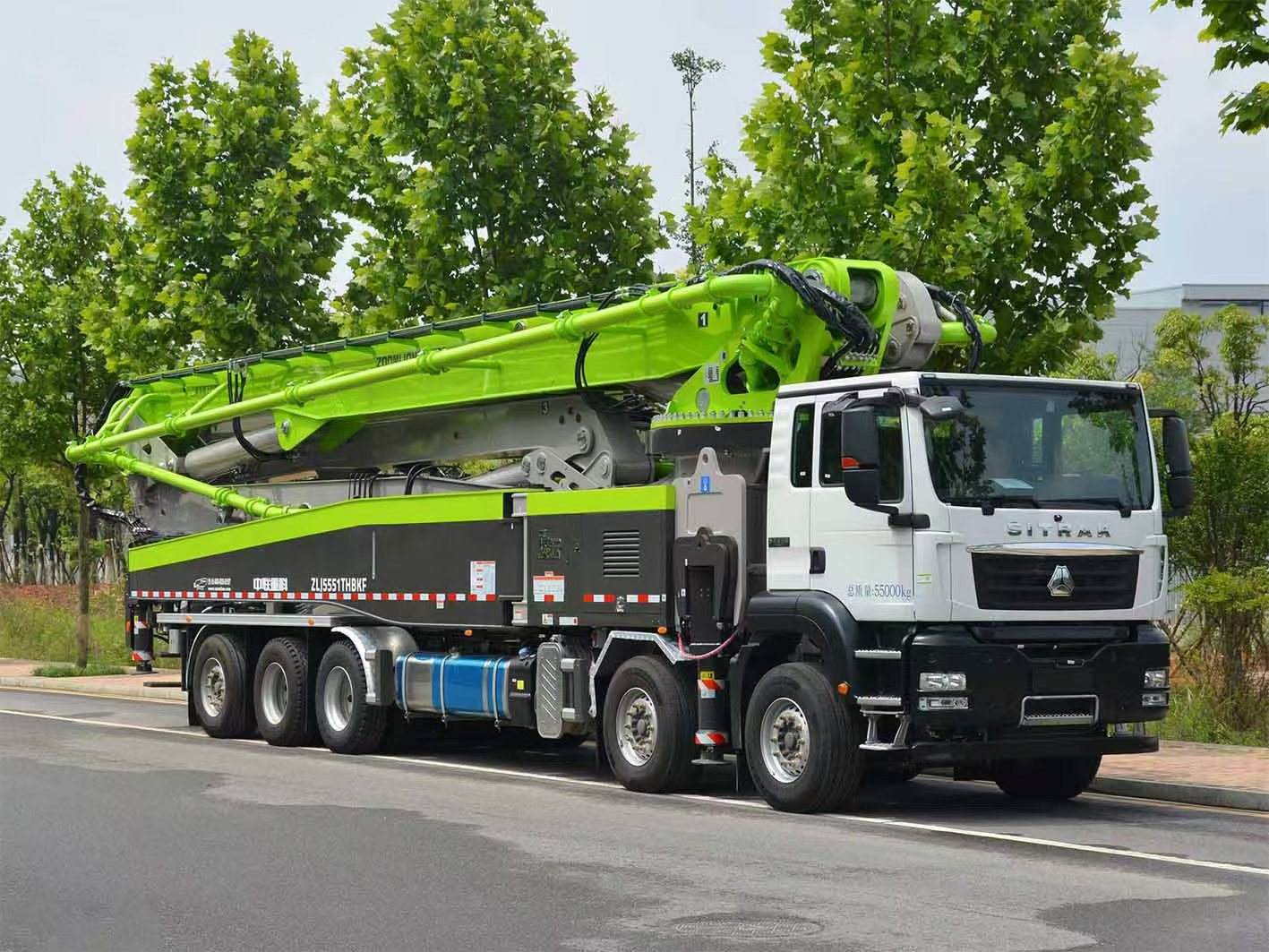 Zoomlion 62X-6RZ Concrete Pump Truck - High Efficiency Gear Core