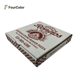 Caja <span class=keywords><strong>de</strong></span> Pizza Corrugada Personalizada, Impresa con Offset, Mate, <span class=keywords><strong>de</strong></span> Grado Alimenticio, Ecológica y Reciclable - Product Image 5