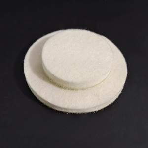 Roue de polissage en laine adhésive de 2 et 3 pouces pour réduction des rayures sur le verre et polissage des joints de soudure - Product Image 5