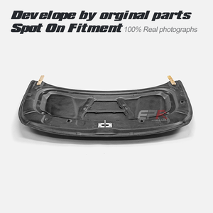 Nouveau design EPR Hyundai 2016-2024 I30n MK3 EPA AM Spec Capot ventilé avec clips à visser en fibre de carbone de haute qualité noir - Product Image 2