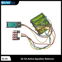 HeltecBMS affichage de la tension batterie énergie condensateur égalisation 3A 5A égaliseur actif équilibreur 3S 4S Lifepo4 batterie lipo Balan