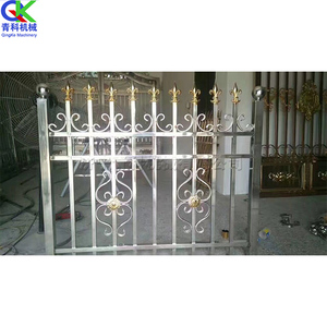 Machine de cintrage CNC entièrement automatique <span class=keywords><strong>pour</strong></span> portails en fer forgé, clôtures, supports de fleurs, machine de cintrage servo <span class=keywords><strong>pour</strong></span> barres plates - Product Image 5