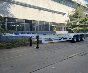 <span class=keywords><strong>Semirremolque</strong></span> Contenedor con Chasis de Acero de 20 Pies, 40 Pies, 45 Pies, con 2, 3 y 4 Ejes - Product Image 5