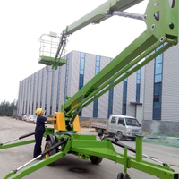Cherry Picker Spider Lift Man Boom Lift Plate-forme de travail aérienne Remorque montée Articulée Télescopique Remorquable Boom Lift