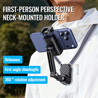 Nouveau support magnétique de téléphone à fixation poitrine pour sports de plein air, anti-tremblement, pour la pêche, l'équitation, les voyages et la prise de vue vidéo