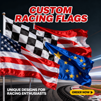 Drapeaux à main personnalisés avec logo, mini drapeaux à carreaux, drapeaux de course automobile
