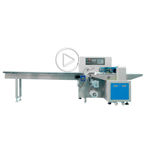 SPK700 - Envolvedora de Película Plástica Totalmente Automática de Alta Precisión, Controlada por PLC Eléctrico, para Envasar Barras de Chocolate y Patatas en Forma de Almohada - Product Image 1