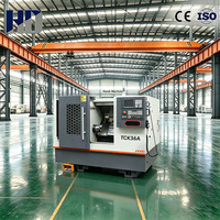 TCK36A 45 °   Torno CNC de Cama Inclinada con Guías Lineales, Máquina de Torneado Automática para Piezas Rotatorias de Precisión