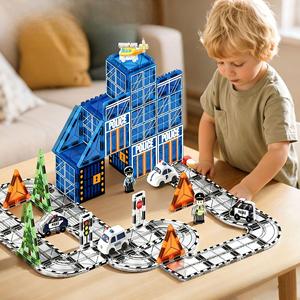 Vente en gros usine Nouveauté 2026 Personnalisable Série <span class=keywords><strong>Pompiers</strong></span> Jeux de blocs de construction magnétiques éducatifs en plastique écologique - Product Image 3