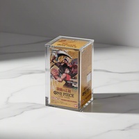 Umweltfreundliche Maßgefertigte UV-Beständige Klare Magnetische Acryl-Hülle für One Piece OP04 Kingdom Intrigue Japanische OPCG Booster Box