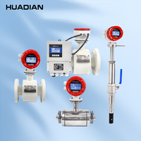 Débitmètres électromagnétiques sans fil en acier inoxydable DN10 pour fluides magnétiques RS485 de Chine