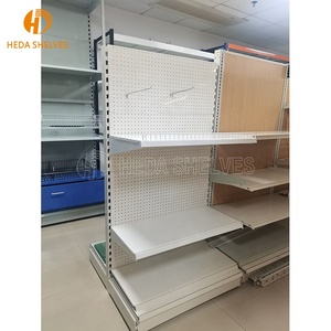 Mỹ Phong Cách Cong Kim Loại Siêu Thị Kệ Nhiệm Vụ Nặng Nề Hiển Thị Kệ Gondola Kệ Cho Cửa Hàng Bán Lẻ - Product Image 5